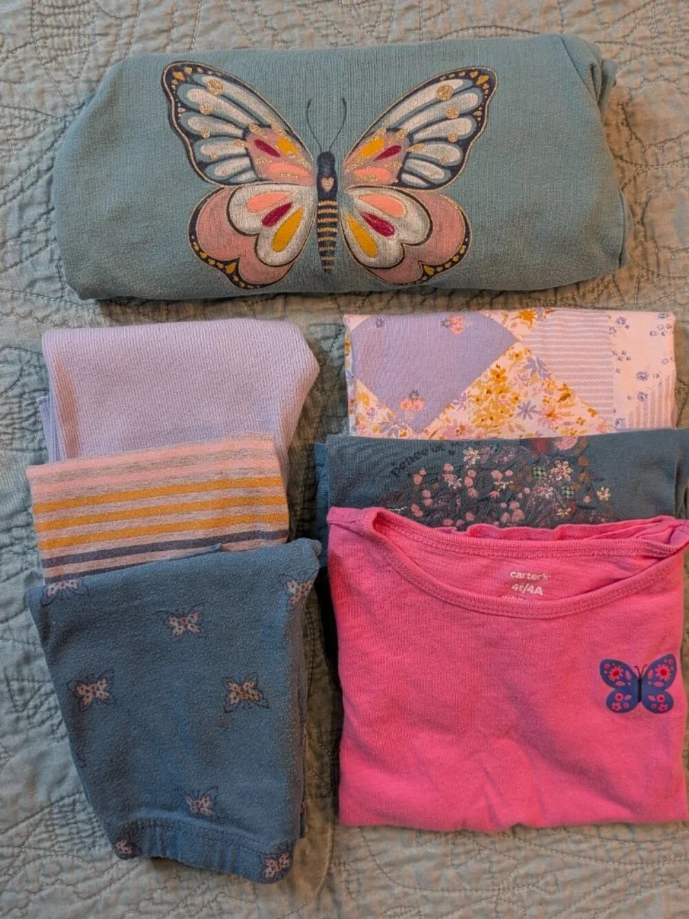 Carter Oshkosh Toddler Girl Fall Outfit Bundle Size 4T